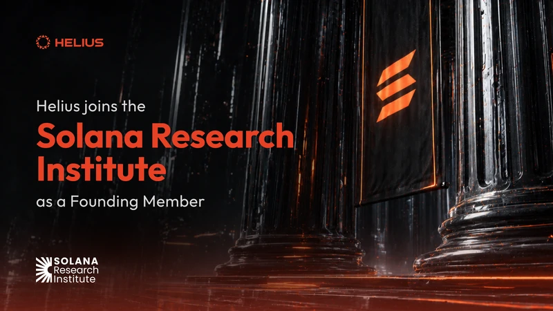 Helius, Solana Research Institute 창립 회원으로 합류