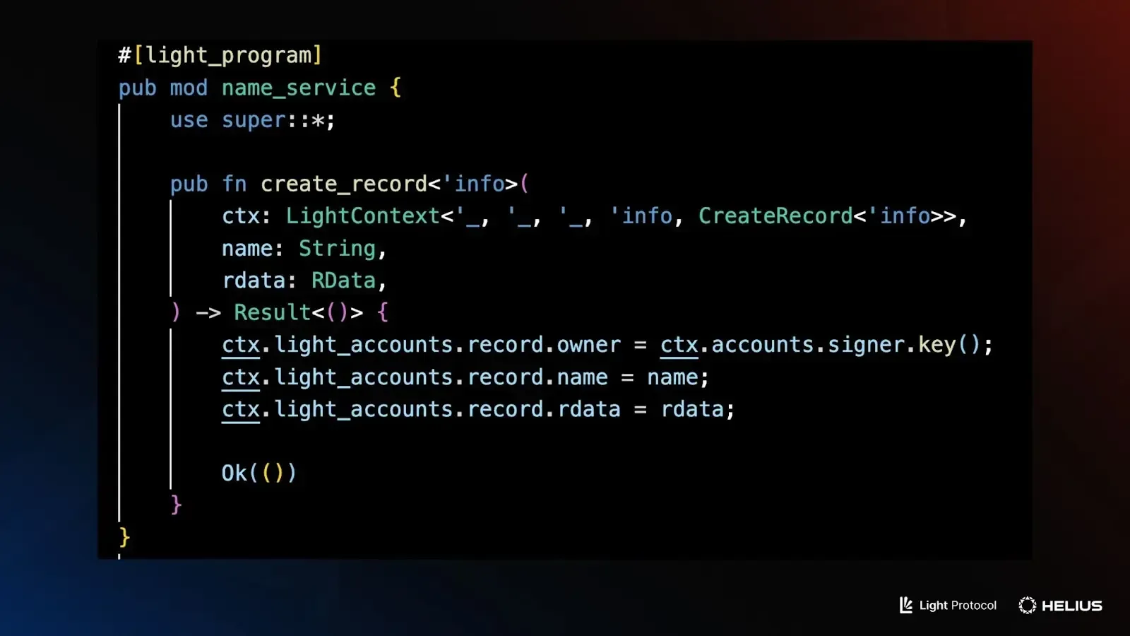 Anchor와 light_sdk_macros를 함께 사용하는 예시