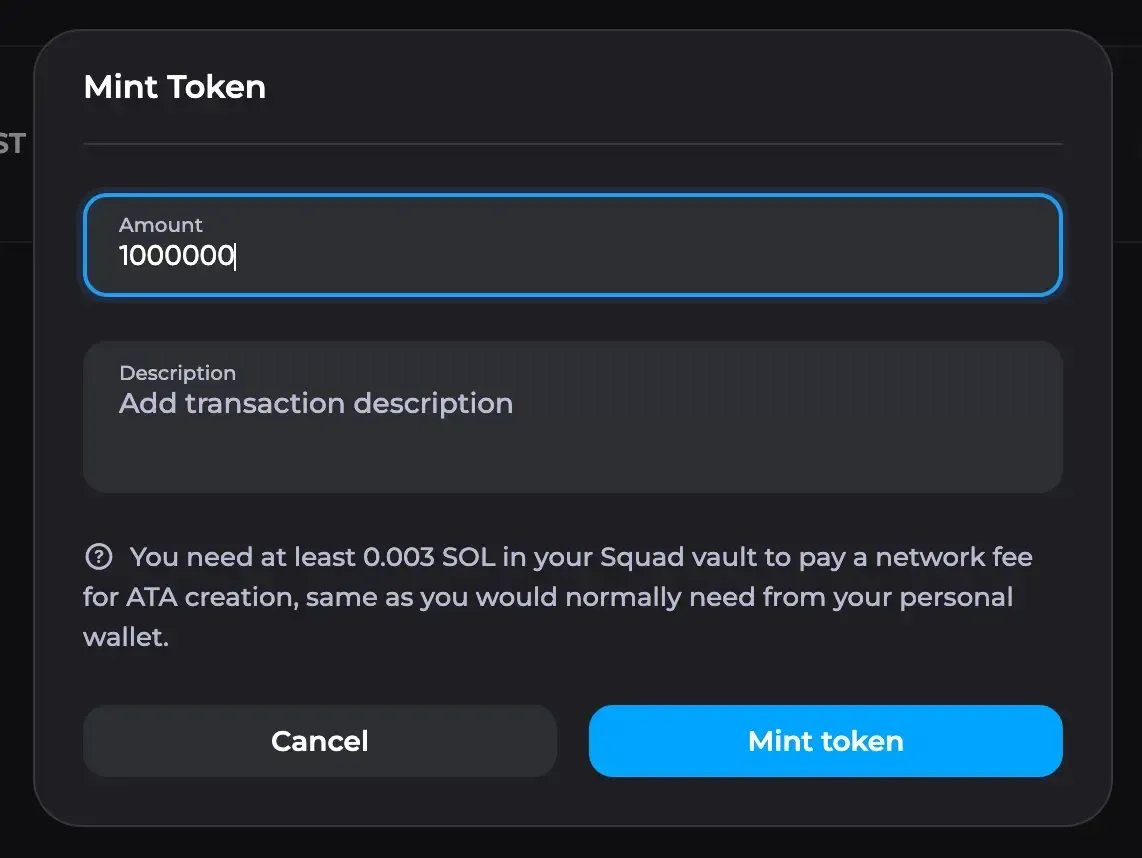 acuñar token