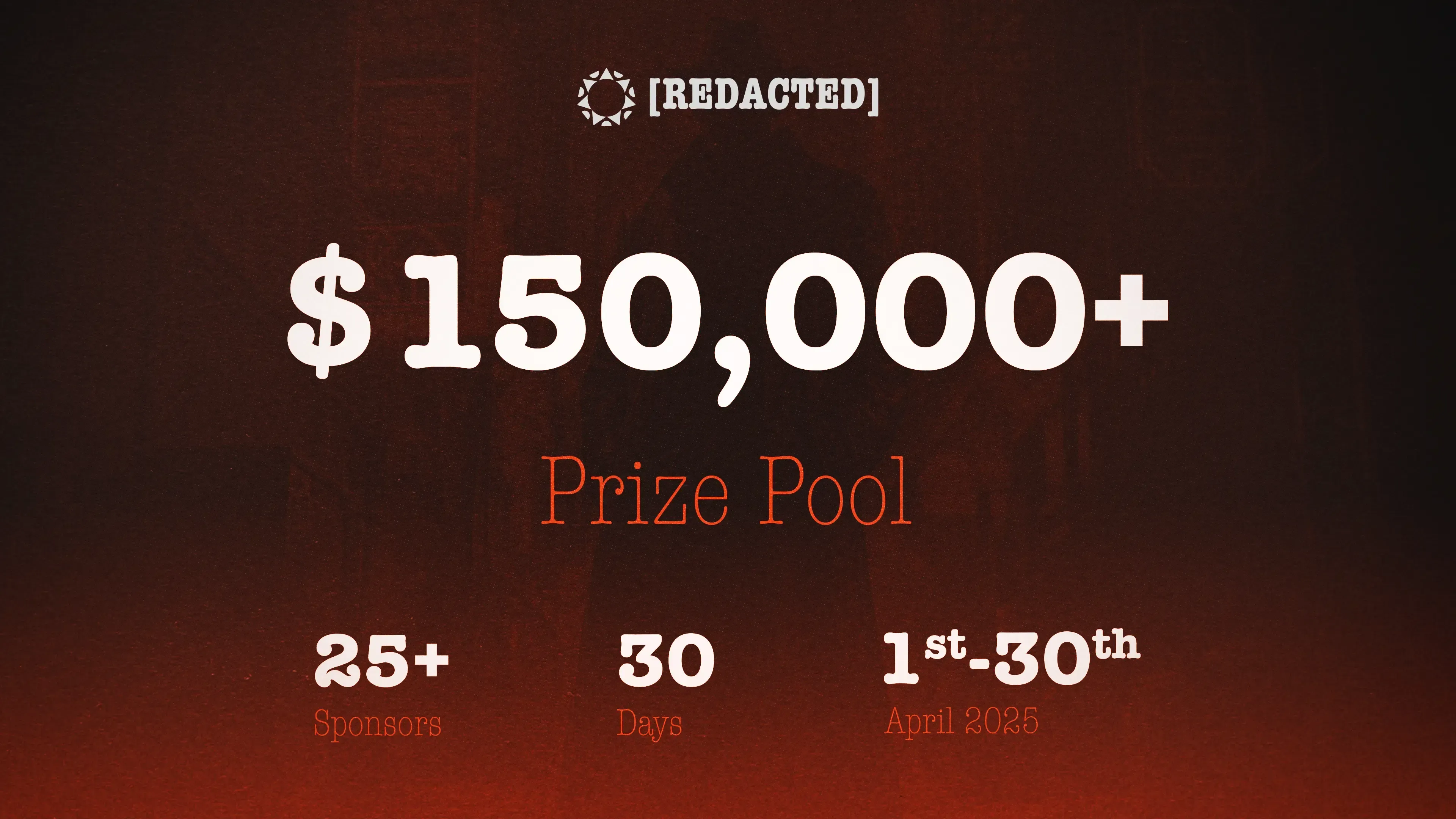 redacted hackathon prize pool