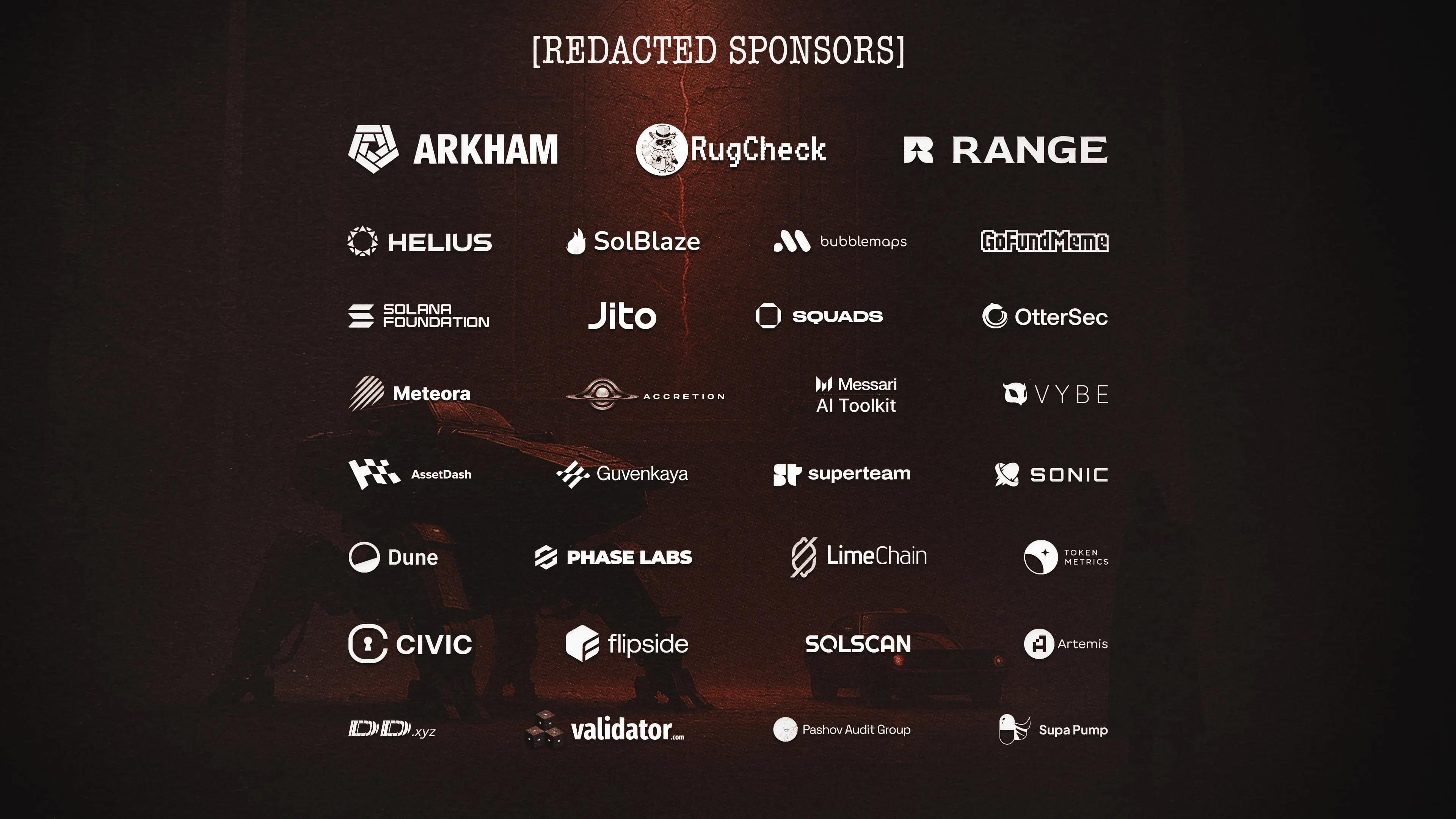 redacted hackathon sponsors as of april 1st, 2025