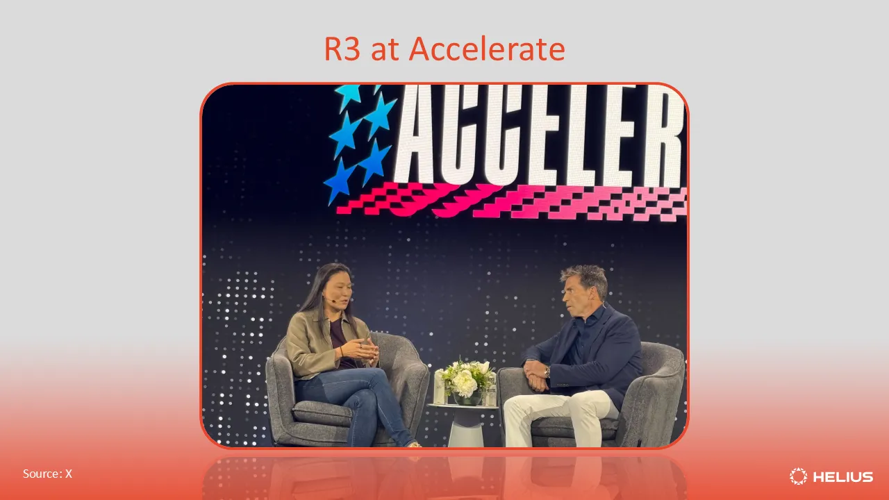 Accelerate에 참석한 R3