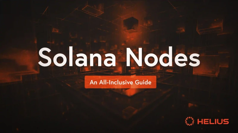 Solana 노드 — Solana RPC, 검증인, RPC 제공업체 입문