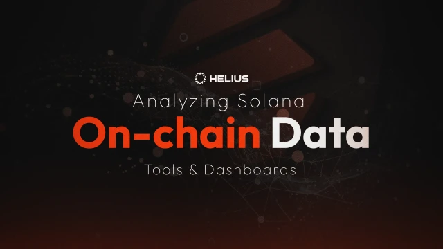 Solana 온체인 데이터 도구, 분석 및 대시보드