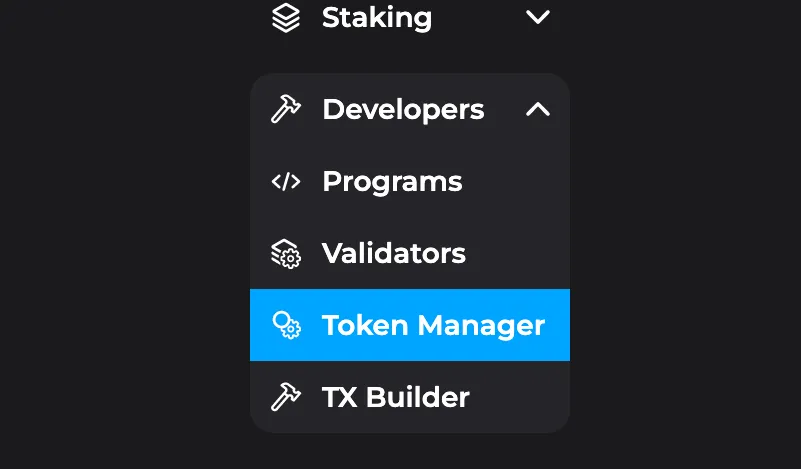 token manager