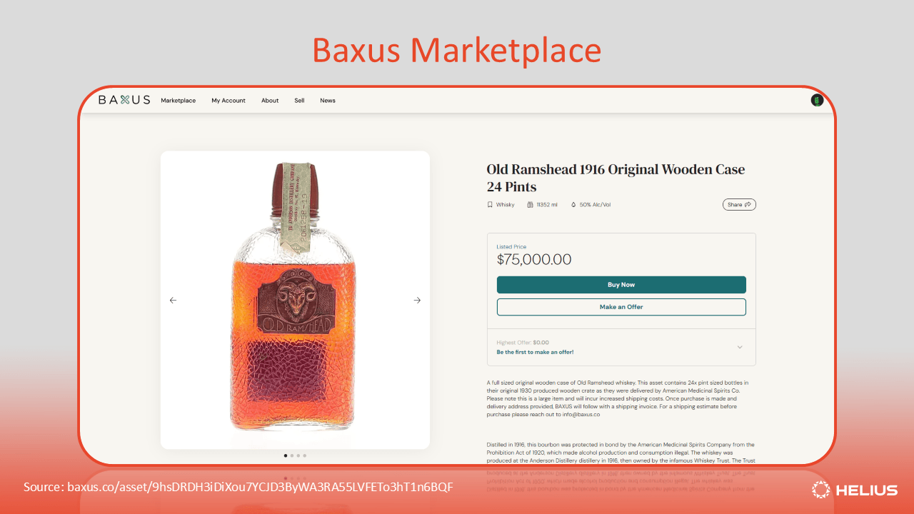Baxus marketplace