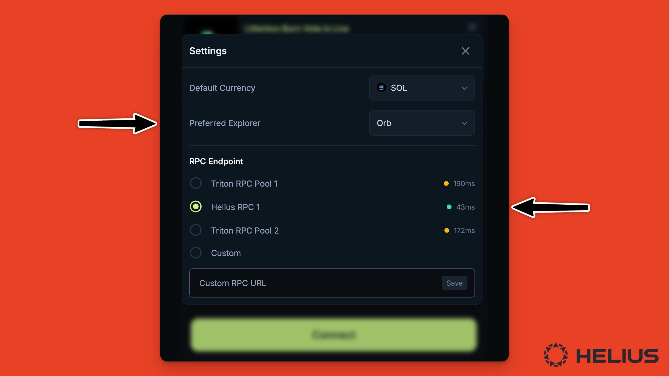 Jupiter's Solana DEX swap UI integrates the Orb block explorer.