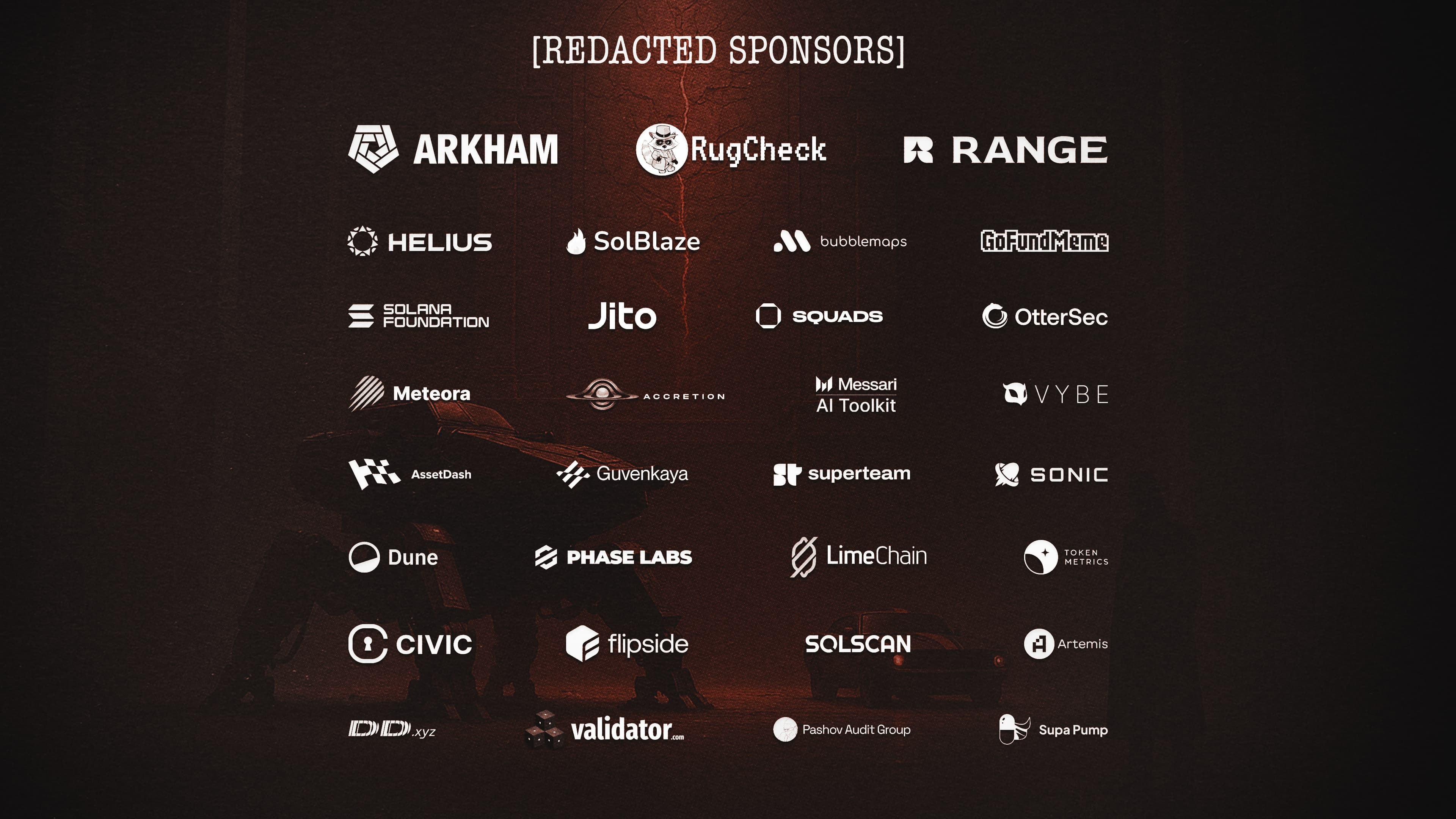 redacted hackathon sponsors as of april 1st, 2025