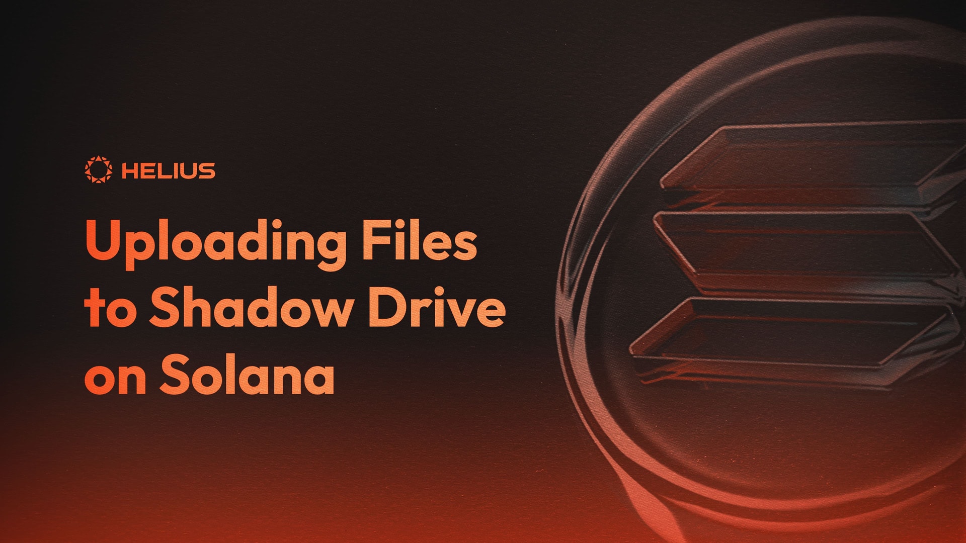 how to upload files to shadow drive on solana